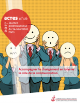 Accompagner le changement en interne : le rôle de la communication - Actes n° 16