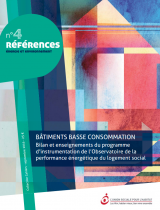 Bâtiments Basse Consommation - Bilan et enseignements du programme d'instrumentation de l'Observatoire de la performance énergétique du logement social - Références n° 4