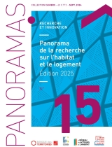 Panorama de la recherche sur l'habitat et le logement - Edition 2025 - Panoramas n°15